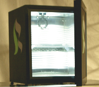 Theke mit TableTop-Kühlschrank